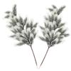 2 PCS Artificial Green Pine Needles Branches 59cm Small Pine Stems Picks for Christmas Garland