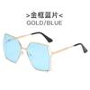 Retro Small Frame UV Protection Fashion Metal Sunglasses Sunglasses for Men/Women Square Sunglasses Polygon Sun Glasses