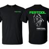 Футболка Festool с черепом, дизайн с Жнецом, держащим электроинструмент, Рабочая одежда Festool G