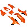 Подходит для 26 моделей KTM/EXC/SXF/XCF: полный комплект обтекателей, крылья, топливный бак и боковые крышки, крышки фар, номерные знаки.