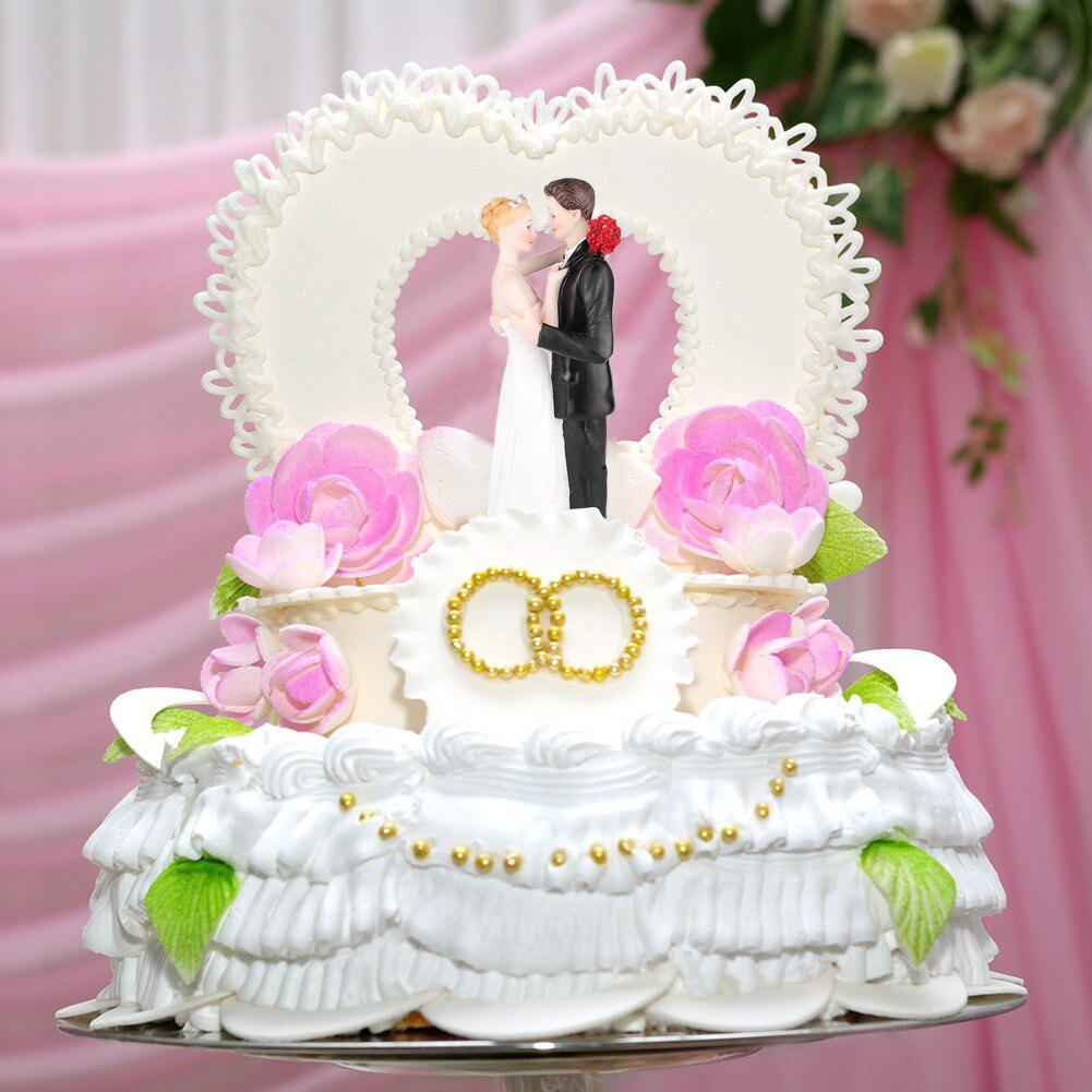Cake Toppers Dolls Bride and Groom Figurines Funny Casamento Wedding Cake Toppers Stand Topper Decoration Supplies