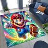 Новый 2026 Super Mario Bros. Ковер подходит для домашнего декора в игровых комнатах, спальнях, гостиных, зонах у дивана и других помещениях.