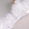 10 Meters Natural Turkey Marabou Feather Trim Ribbon Feather Fringe For Wedding Dress Decor Sewing Accessories Plumas
