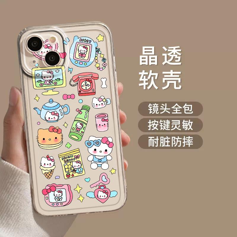 Подходит для чехла на мобильный телефон Apple 11/11promax iphone11 нишевый прозрачный отечественный Huawei p11 Hello Kitty