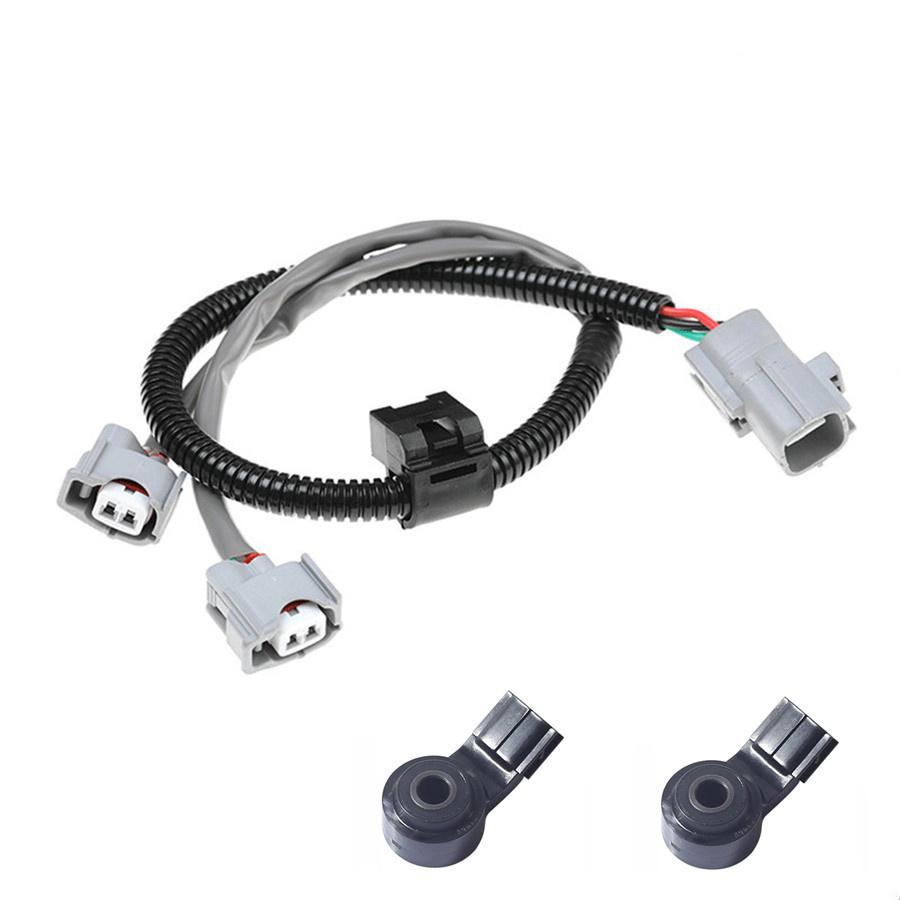 2 x ДАТЧИК ДЕТОНАЦИИ с Жгутом для TOYOTA 3.3L CAMRY HIGHLANDER SIENNA ES330