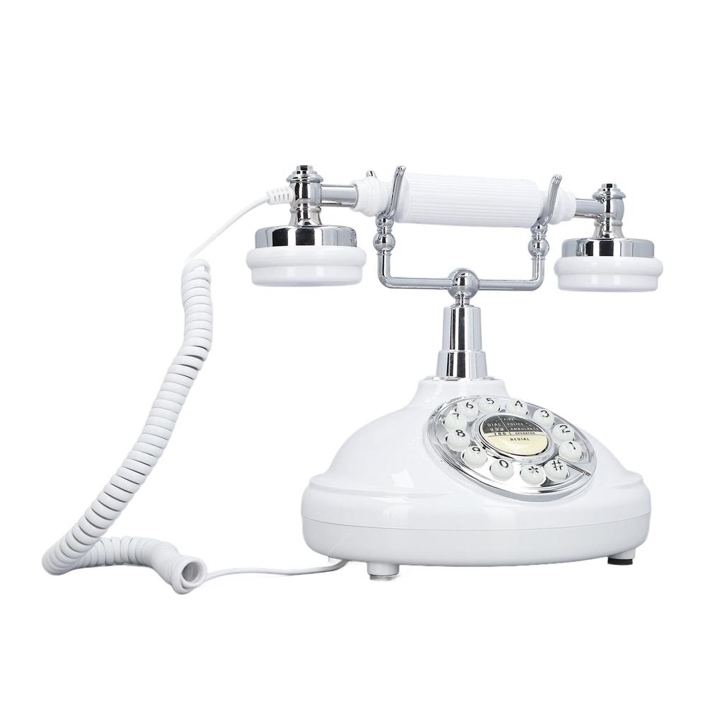 Retro Style Landline Phone Vintage Call Telephone Classic Desk Phone With Large Keypad for Home