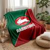 South Sydney Rabbitohs Flannel Fleece Blanket Cozy Warm Throw Blanket For Couch Bed Travel All Season Use