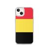 Coque iPhone - PIXELFORMA - iPhone 13 - Drapeau De La Belgique - Silicone Souple - Protection Complète