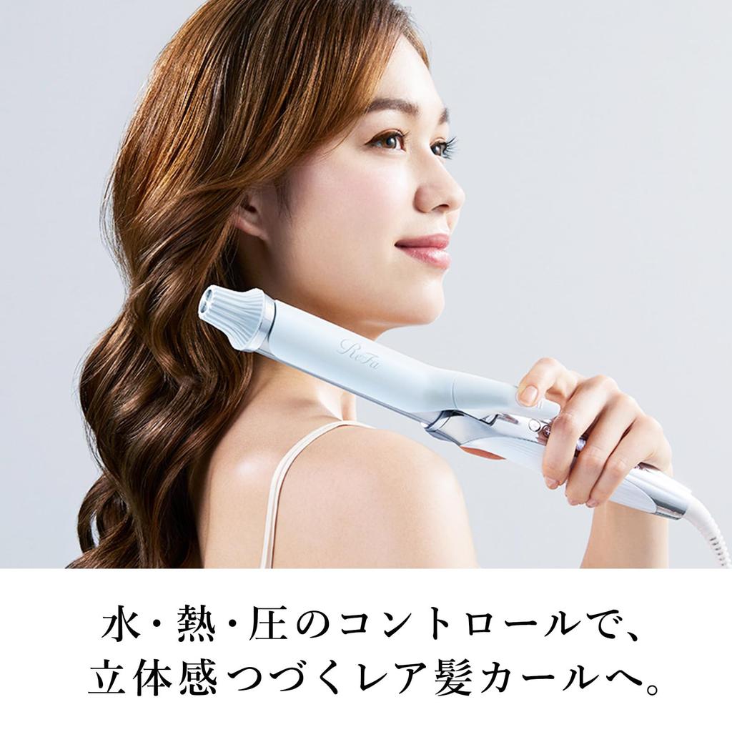 Store ReFa Curl Iron Pro 38mm ReFa CURL IRON PRO 38mm Hair Iron White New Model [Official Only]