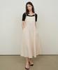 Paul And Alice Double String Flare Dress / Cream