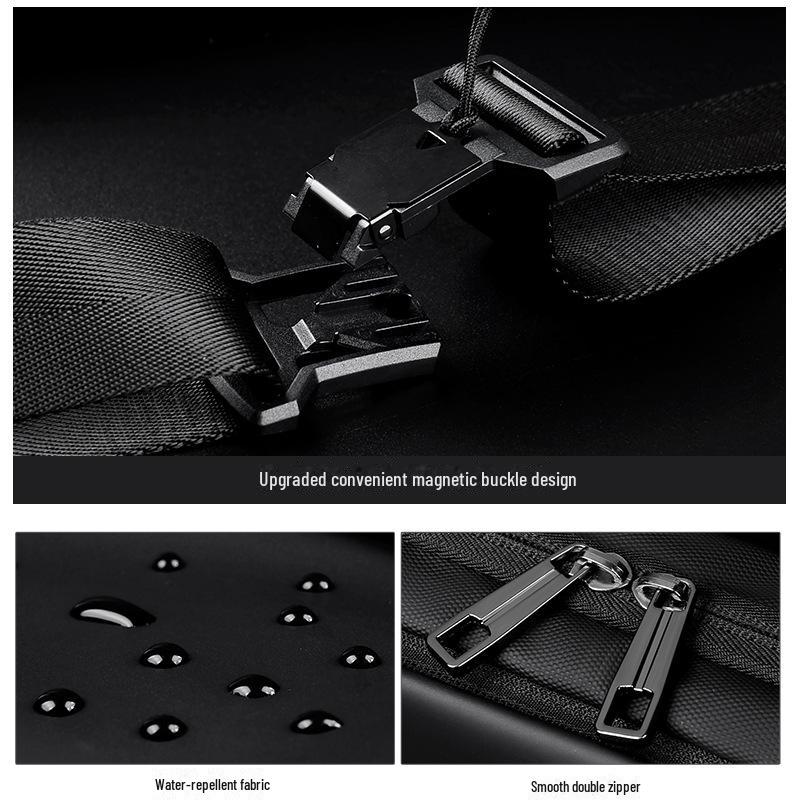 Мужская функциональная велосипедная сумка на грудь: Повседневный мессенджер для телефона, ключей и многого другого