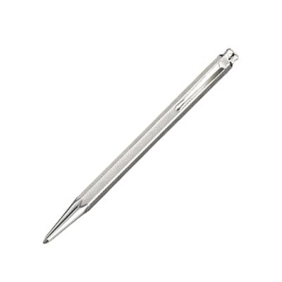 Шариковая ручка Caran Ecridor Retro Silver, подлинный импортный продукт d'Ache на масляной основе 0890-487