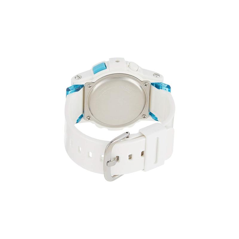 Casio Беговая модель серии BABY-G, модный и энергичный уличный стиль, классический циферблат с двойным отображением, водонепроницаемость для спорта, кварцевый механизм, полимерный ремешок, BGA-185FS-7A