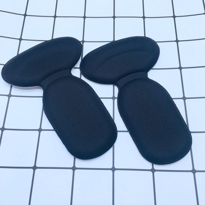 1Pair T-Shape Shoe Heel Insoles Foot Heel Pad Sports Shoes Adjustable Antiwear Feet Inserts Insoles Heel Protector Sticker