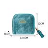 Velvet Jewelry Organizer Bag Travel Jewelry Case  for Necklaces Bracelets Rings Earrings