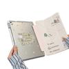 Подходит для чехла-книжки Y-fold ipad11pro 9-го поколения air новый 11-дюймовый вертикальная линия щенок 10,2-дюймовый акриловый