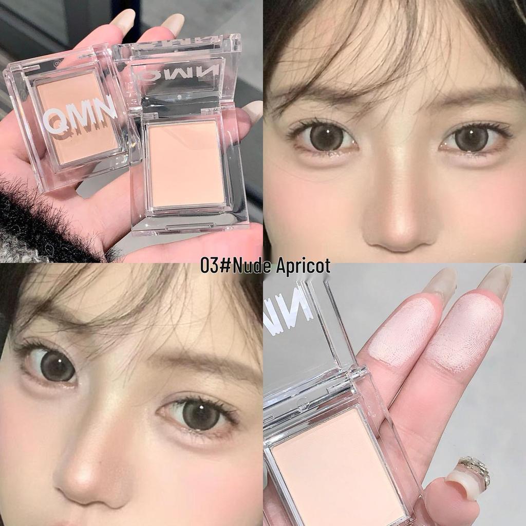 QMN Misty Sweetheart Матовые одноцветные тени-хайлайтер для повседневного макияжа и макияжа для студенческой вечеринки