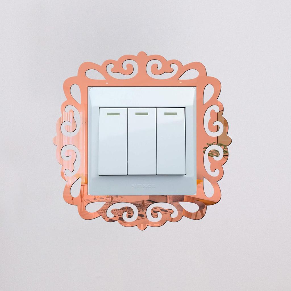  Рамки для фотографий в стиле зеркала на стене с наклейками для домашнего декора для магазина 