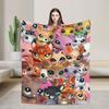 Плед Littlest Pet Shop для дивана Мягкий пушистый плюшевый плед 50x60 дюймов Несколько размеров Покрывала для всех сезонов