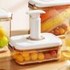 Вакуумный контейнер для хранения продуктов с вакуумным насосом, кухонный контейнер со съемной дренажной пластиной для фруктов, овощей, хлеба, закусок