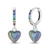 Orstarry 925 Silver Pink Sweet Bow Earrings Women Jewelry Trendy Drop Earrings Party Gift Anniversary