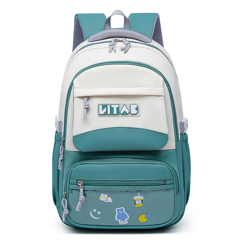 Корейский женский водонепроницаемый студенческий рюкзак большой вместимости - Мода в стиле колледжа