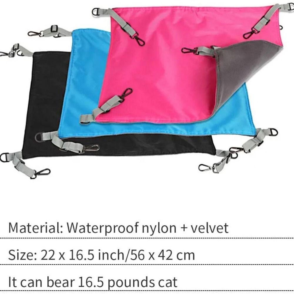 Soft Cat Hanging Hammock Breathable Cats Hanging Sleeping Bed Pet Cage Hammock  For Four Seasons