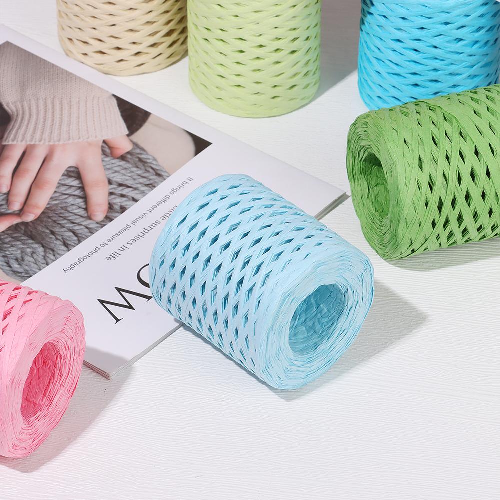 200m Lafite Paper Rope Packaging Tape Decorative Rope Manual Braided Rope