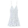 2025 Summer Floral Print V-Neck Pullover Slim Sundress