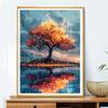 5d DIY Diamond Painting Cross Stitch Fortune Tree Scenic Tree Diamond Embroidery Mosaic Full Round Drill Home Decor