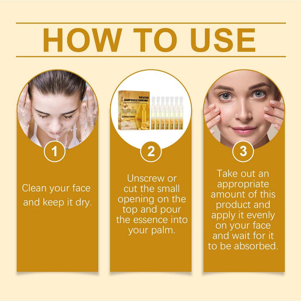 Увлажняющая ампульная жидкость для одноразового использования нежно питает и увлажняет кожу лица, обеспечивая гидратацию и увлажнение, 10,5 мл