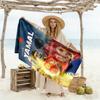 Lamine Yamal Soccer Player Action Beach Towel High Absorbency & Quick-Dry Comfortable Lightweight Suitable for Swimming, Gym, Camping, Yoga Vacation