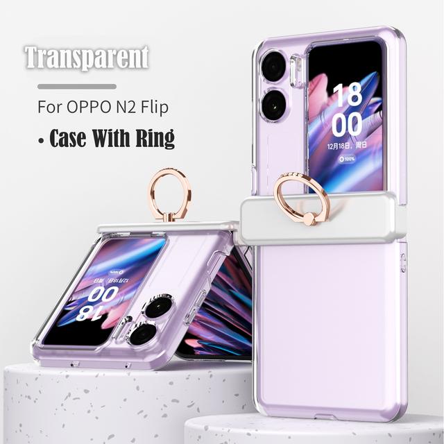Защитное кольцо на шарнире, чехол для Oppo Find N2, флип-чехол для Oppo Find N2, флип, 5 г, защитный чехол на шарнире, тяжелая броня, полное покрытие