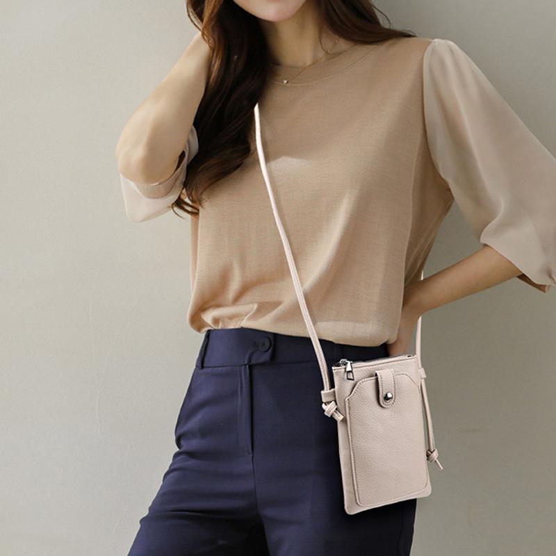 Yogodlns Маленькая сумка через плечо для женщин, кошелек для мобильного телефона, держатель для карт, кошелек, женская мода, сумки из искусственной кожи