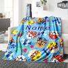 Customiz Name Personality Paw Patrol Blanket Soft &Warm Sofa Office Bed Travel Lunch Break Blanket, Gift Suitable All Seasons