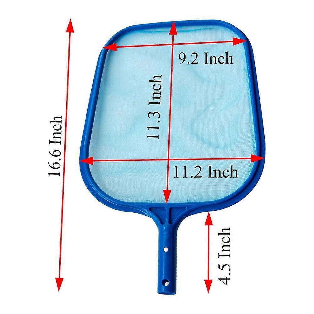 Pool, Spa, Hot Top, Fountain, Pond Fine Mesh Leaf Skimmer Rake Net, Ideal for Removing Leaves & Debris in In-Ground and Inflatable Above Ground Pool