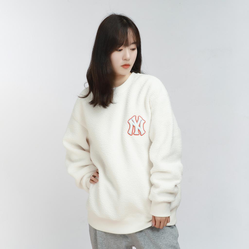 New MLB Sweatshirts Unisex Cream 3AMTF5316-50CRS