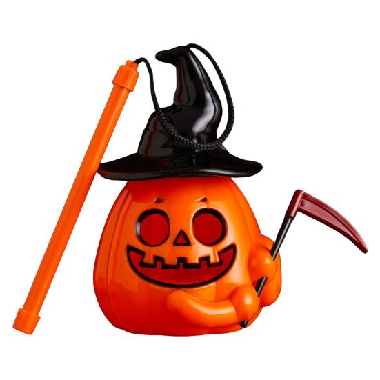 Halloween Pumpkin Lantern LED Lighted Pumpkin Light Decoration Portable Handheld Night Lamp for Halloween Party Decoration