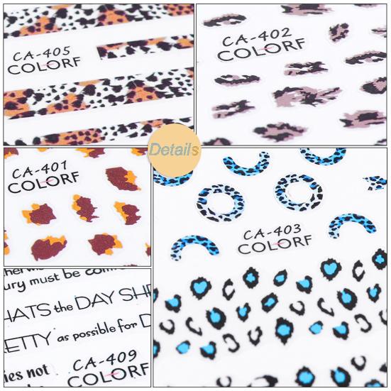 Наклейка, которую легко наклеить, изысканный модный леопардовый принт