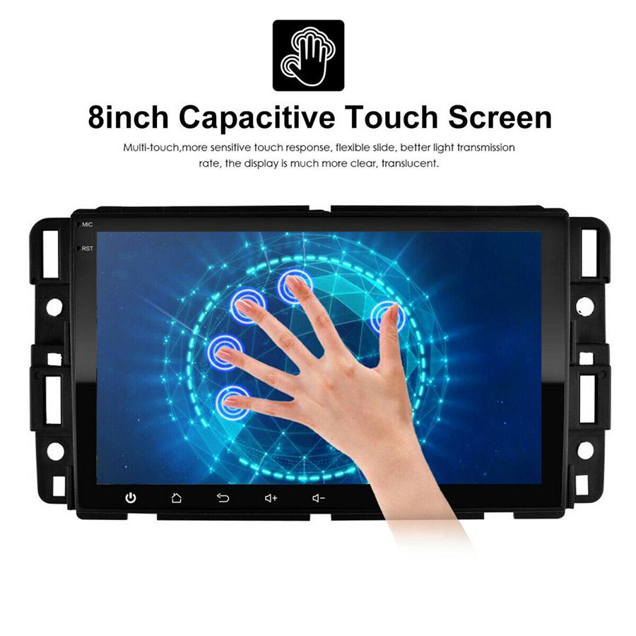 Для GMC Chevrolet Chevy Yukon Carplay 8'' Android 10.1 Головное устройство Стерео GPS Wi-Fi