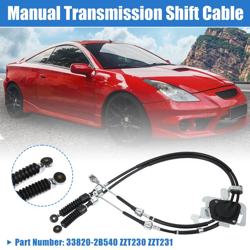 X Autohaux Manual Gear Shift Cable Transmission Shifter Cable Replace 33820-2B540 ZZT230 ZZT231 for Toyota Celica 2000-2005