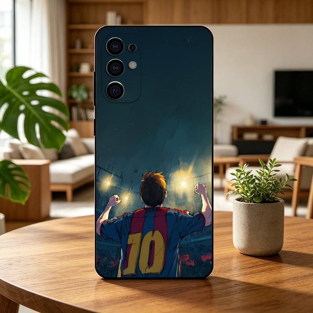 LIONEL Leo Messi-i F-Football Чехол для телефона для Samsung S25,S24,S21,S22,S23,S30,Ultra,S20,Plus,Fe,Lite,Note,10,Черный чехол