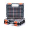 2 Side Tools Box Organizer Plastic Small Parts Storage Case Portable Tool Box Toolbox Container for Screws Nuts Nails Bolts