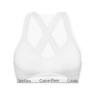 Ck Modern Cotton QF1654 Белый Женский бюстгальтер, Хлопок, (L, (100)) [Элемент]