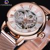 Ladies Fashion and Leisure Openwork Mesh Belt Small Female Mechanical Watch