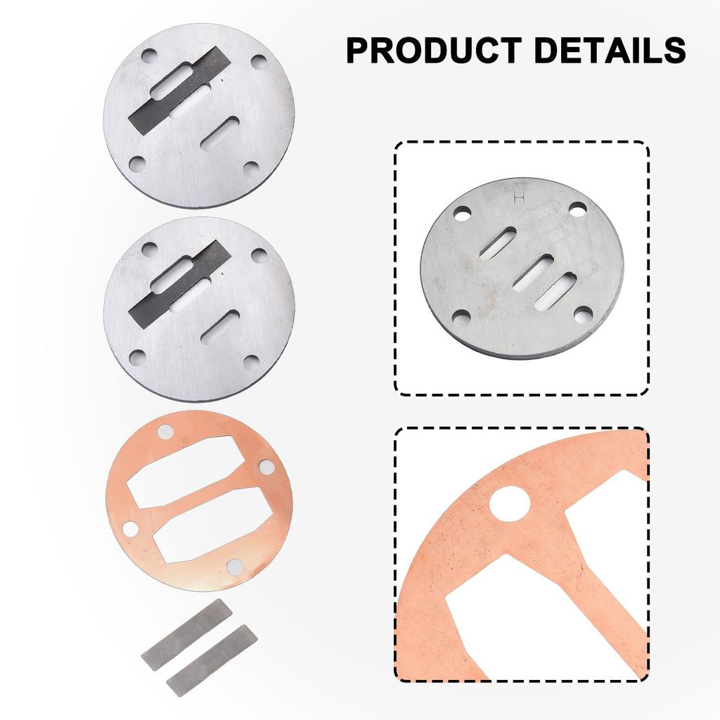 Metal Valve Plate Set For Air Compressor Cylinder Valve Plate Hole To Hole 46mm