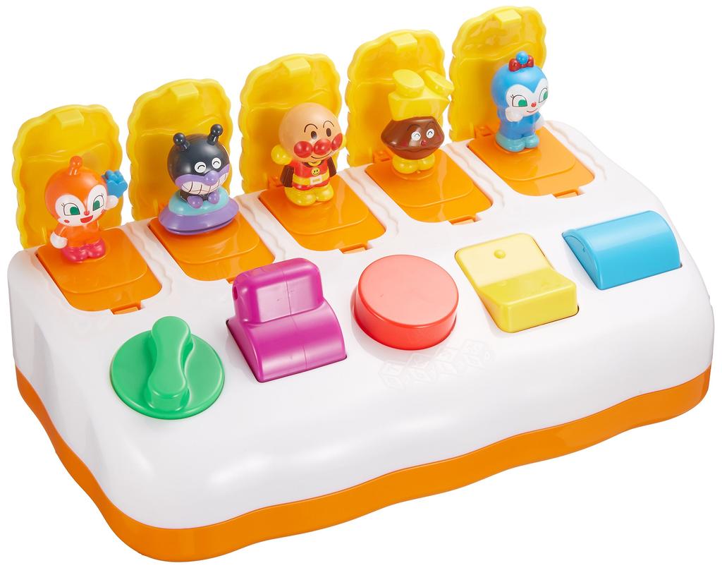 BANDAI BabyLabo Anpanman Open and Ages 1 and up Pyokkon!