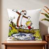 Ccalvinn logo anime cute cushion cover For Pillow Printing Sofa Decoration Home Car Room Coffee Shop Office Nordic Simplicity