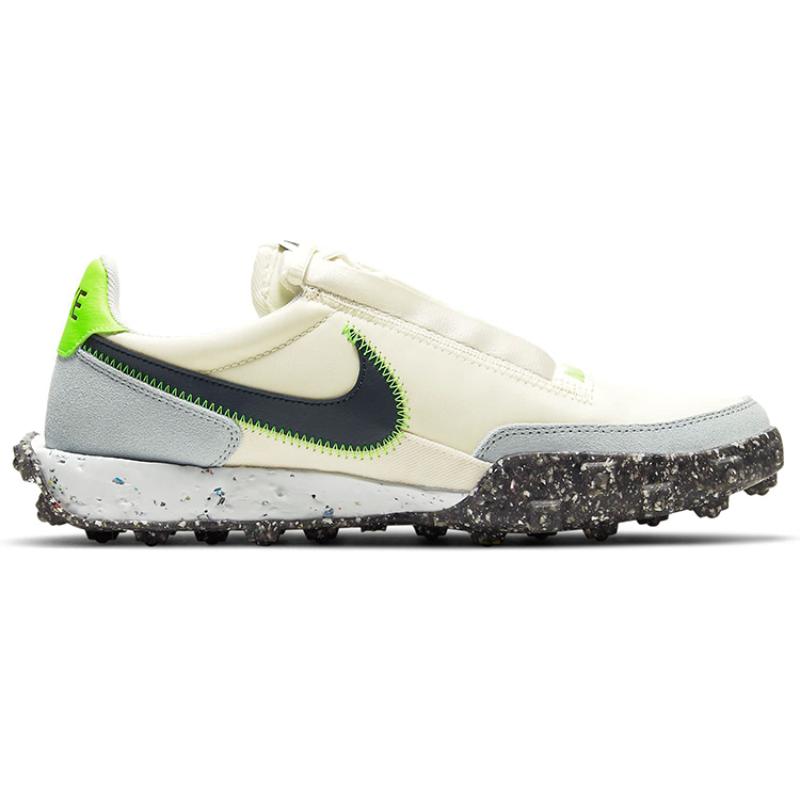 Nike Женские кроссовки Waffle Racer Crater Pale Ivory Electric Green CT1983-102