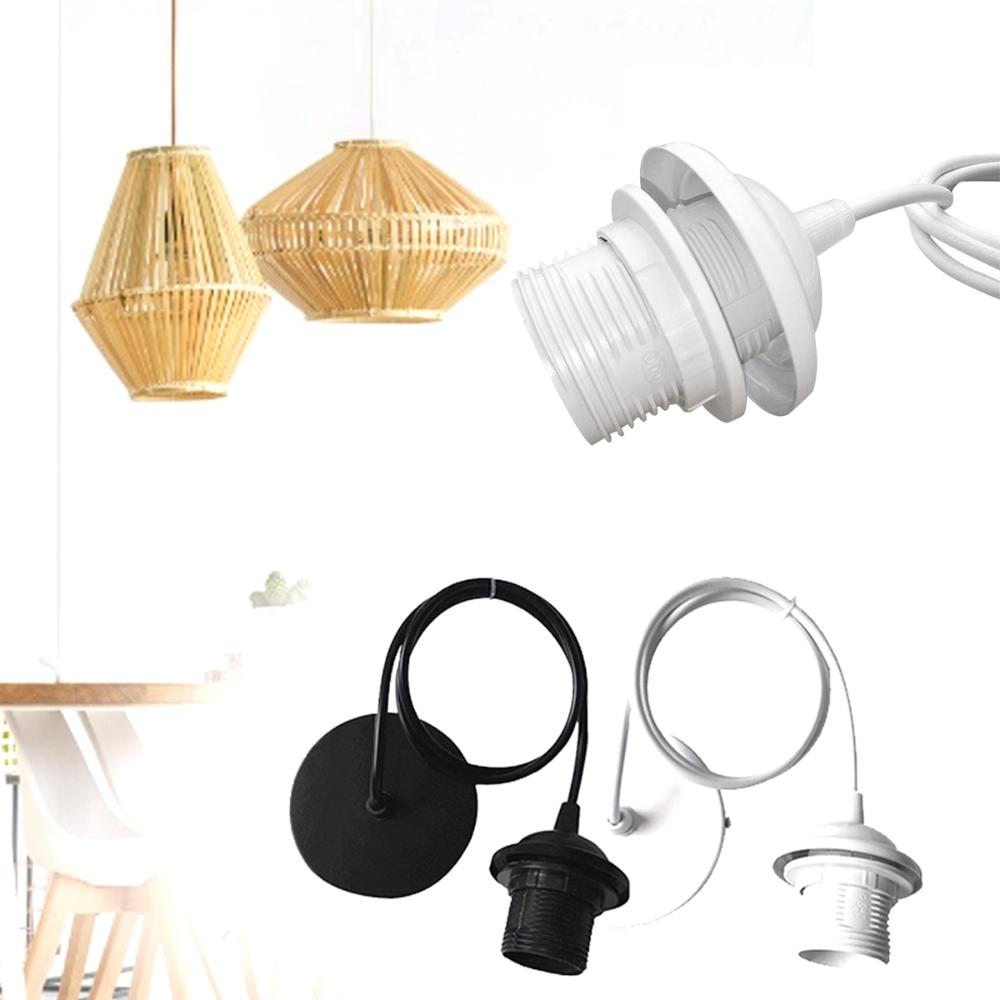 Fitting Lantern E27 Retro Lampshade DIY Bulb Base Line Lamp Holder Ceiling Light